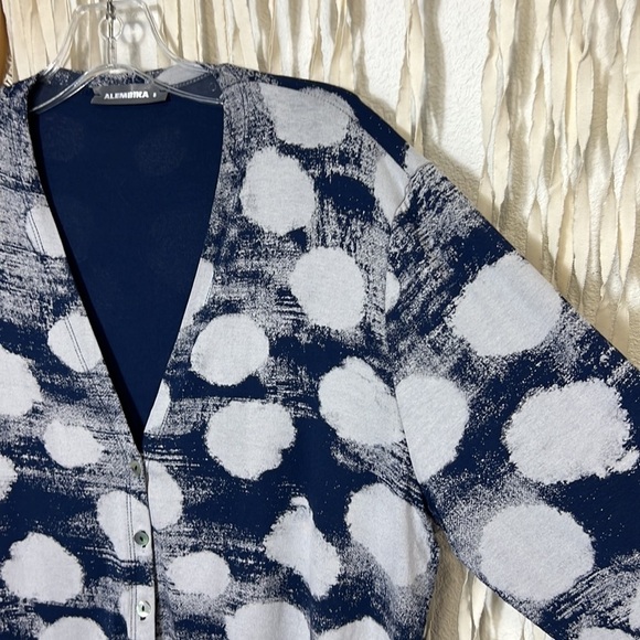 Alembika Cloud Crop Cardy Jacket Navy Size 5 - Picture 5 of 16